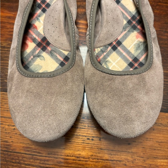 Born taupe suede leather ballet flats | 7 - Picture 2 of 6